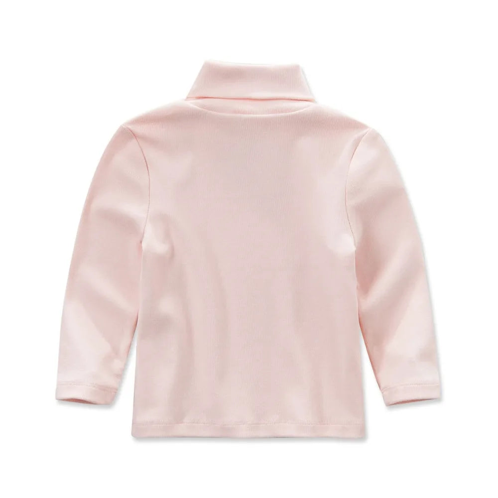 Baby Girl Solid T-Shirt – Pink / Yellow