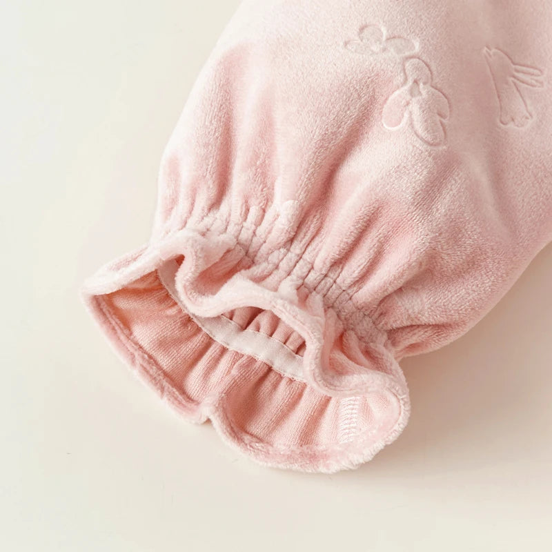Baby Girl Pink Mesh Dress – Long Sleeve Princess Style