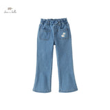 Girls Flared Cropped Pants – Spring Casual Look