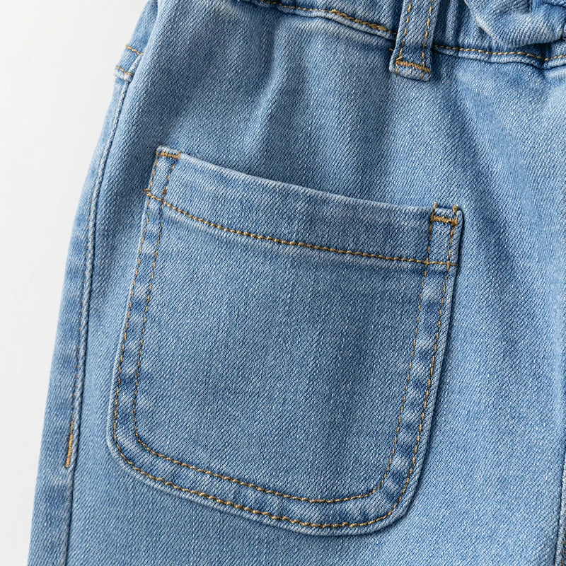 Girls Flared Cropped Pants – Spring Casual Look