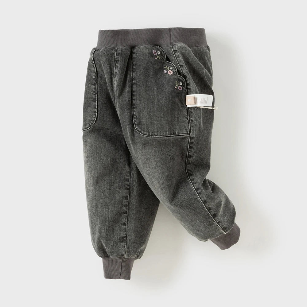 Girls Cotton Padded Pants – Warm Winter Bottoms