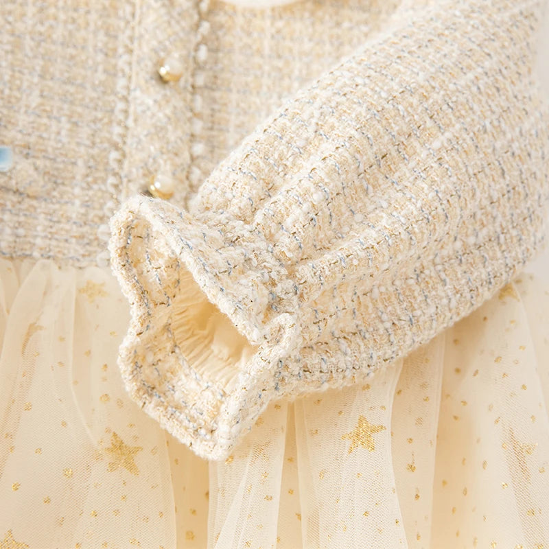 Girl Lace Mesh Princess Dress – Spring Sweet Outfit