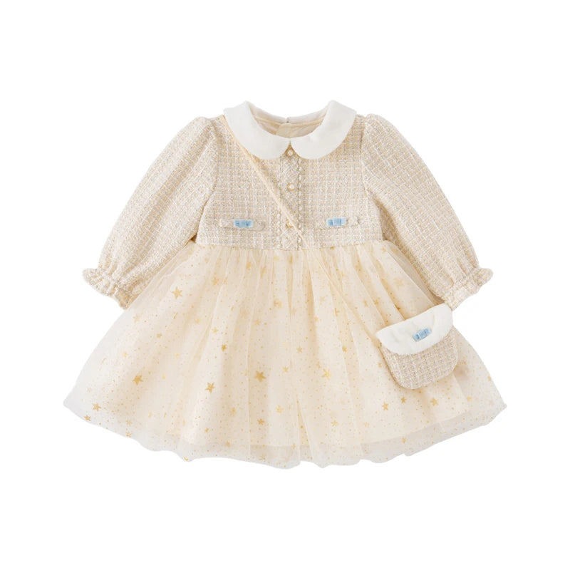 Girl Lace Mesh Princess Dress – Spring Sweet Outfit