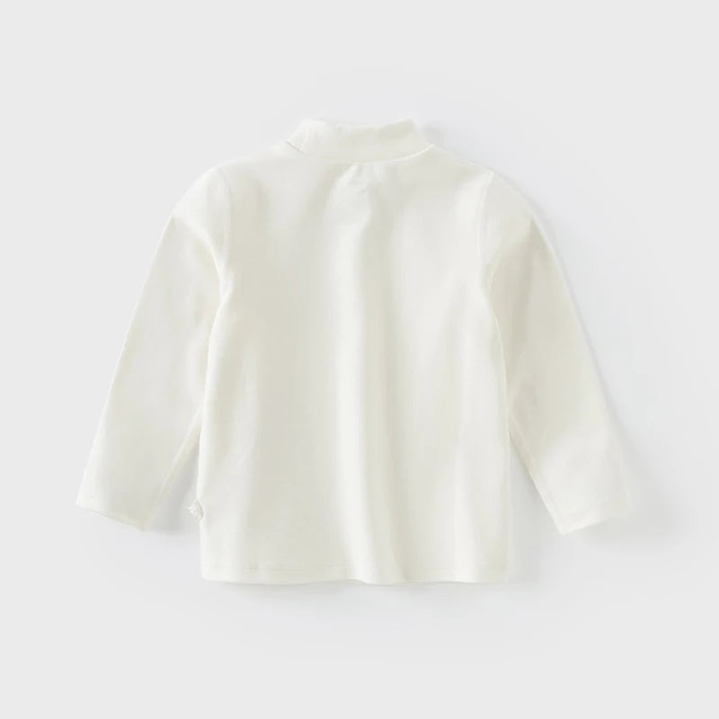 Boys & Girls Warm Turtleneck Cotton Tee