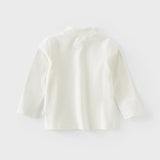 Boys & Girls Warm Turtleneck Cotton Tee