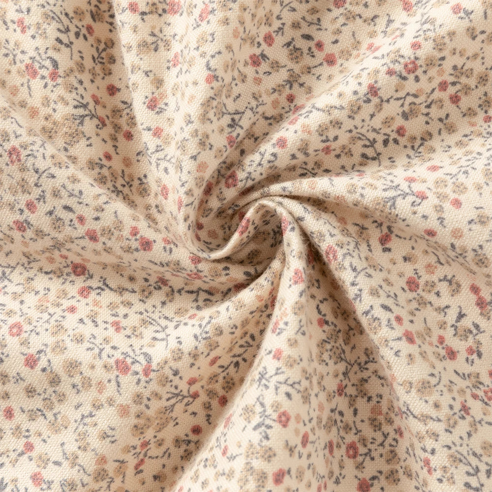 Baby Girl Floral Print Dress – Thick Cotton Winter Style