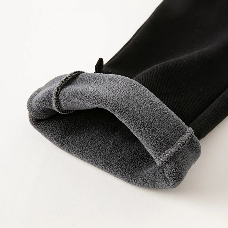 Girls Flared Plush Pants – Casual Winter Look