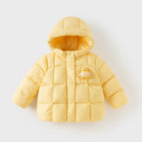 Girls Hooded Duck Down Coat – Waterproof Winter Jacket