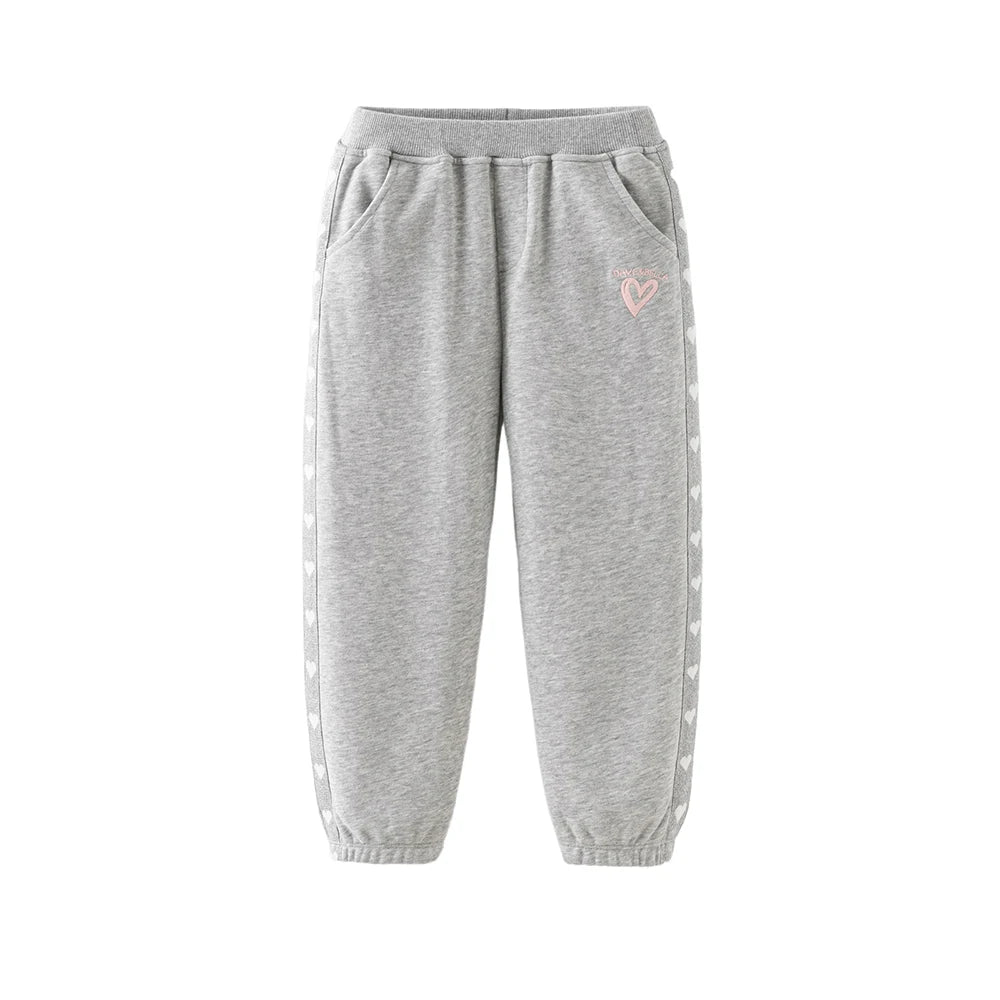 Girls Knit Sports Pants – Love Print Design