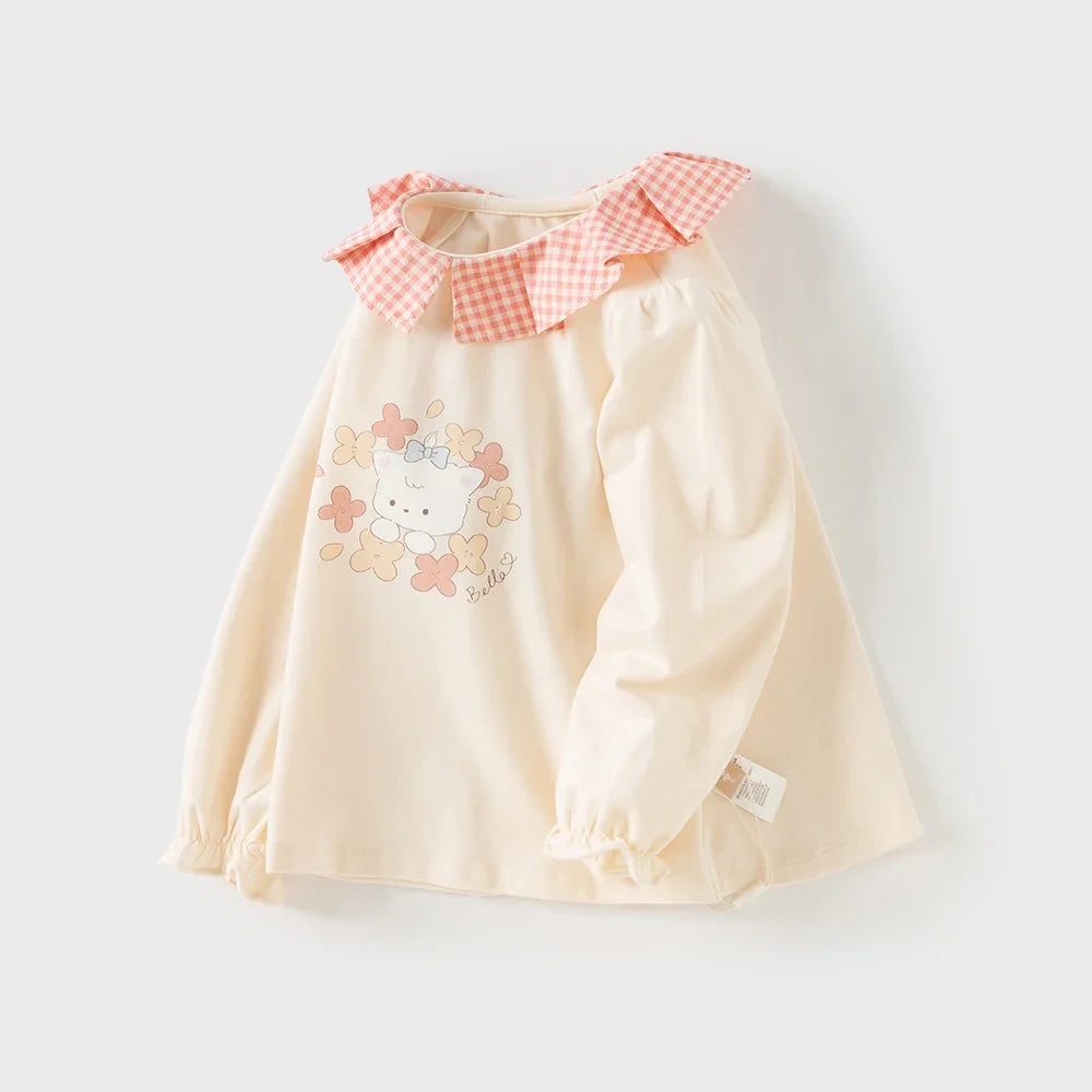 Baby Girl Cotton Long Sleeve Tee
