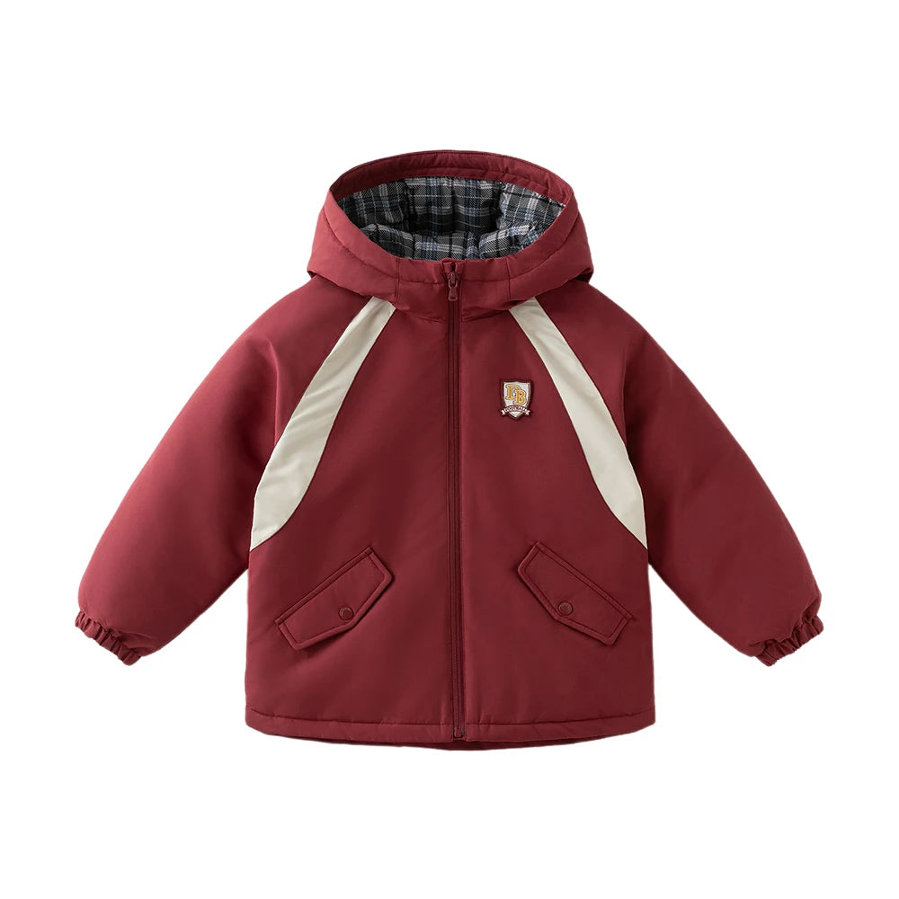 Boys & Girls Down Parka – Hooded Waterproof Coat