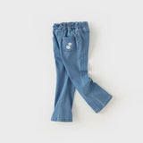 Girls Flared Cropped Pants – Spring Casual Look