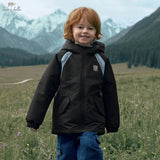 Boys & Girls Down Parka – Hooded Waterproof Coat