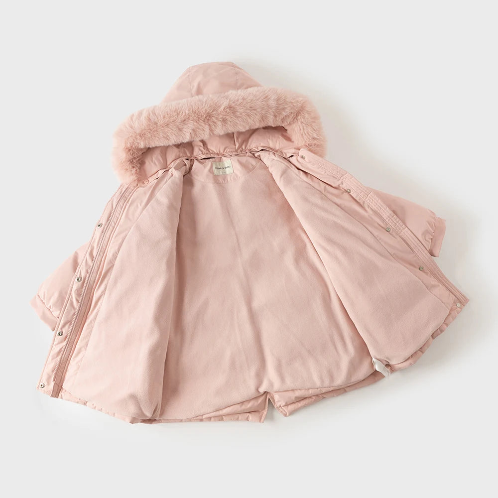 Boys & Girls Thick Down Parka – Waterproof Winter Coat
