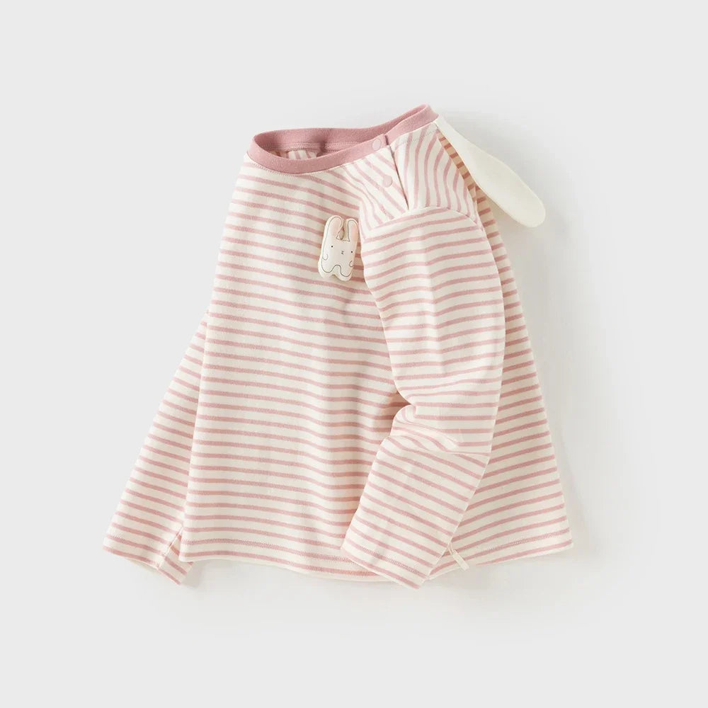 Girl Striped Cotton T-Shirt – Sweet Style
