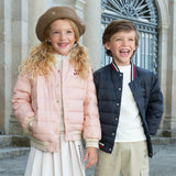 Kids Down Parka – Waterproof Baseball Style