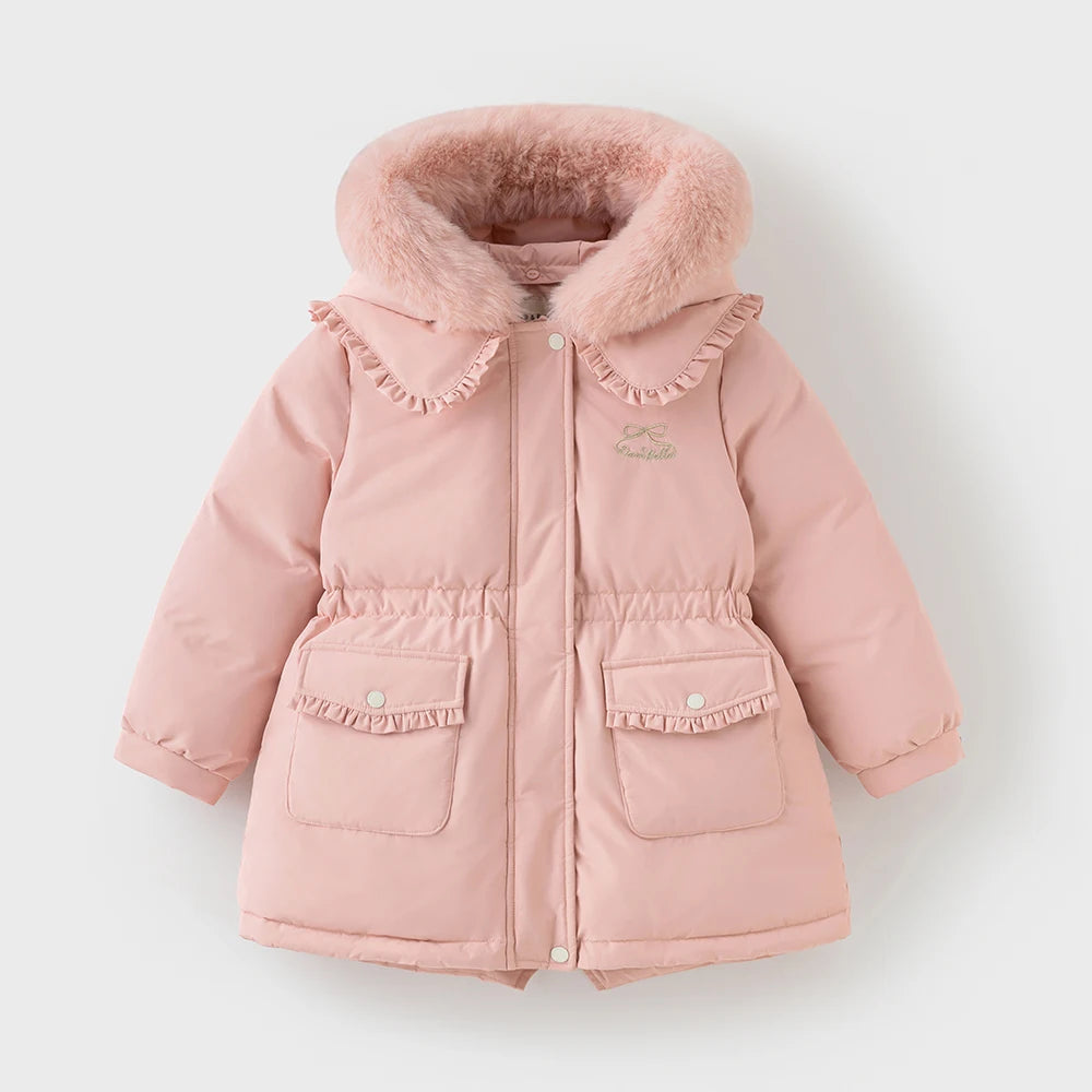Boys & Girls Thick Down Parka – Waterproof Winter Coat