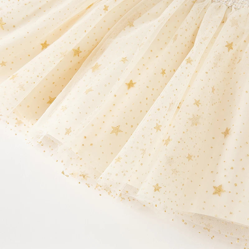 Girl Lace Mesh Princess Dress – Spring Sweet Outfit