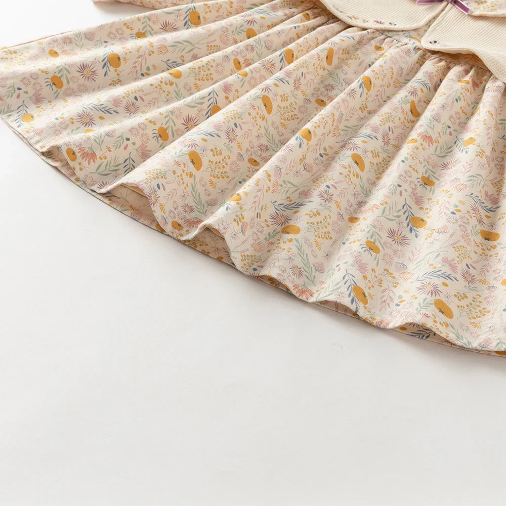 Baby Girl Floral Print Dress – Sweet Autumn Style