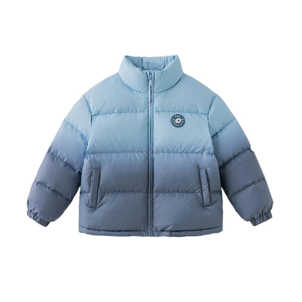 Boys & Girls Waterproof Down Jacket – Thick Hooded Coat