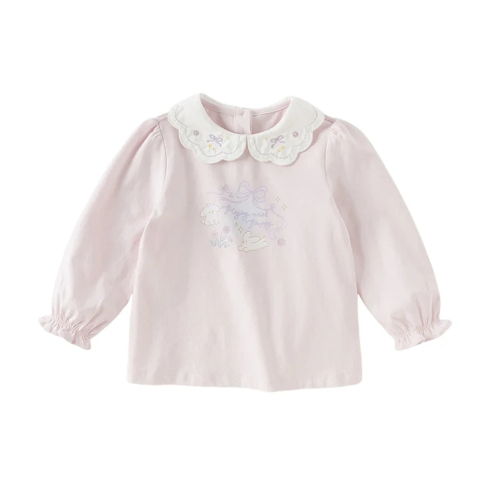Baby Girl Long Sleeve Cotton Top