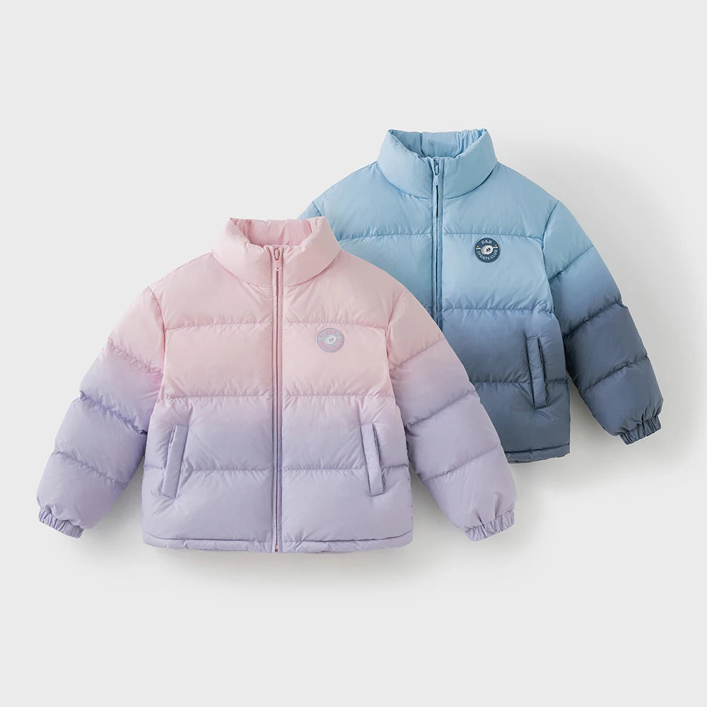 Boys & Girls Waterproof Down Jacket – Thick Hooded Coat