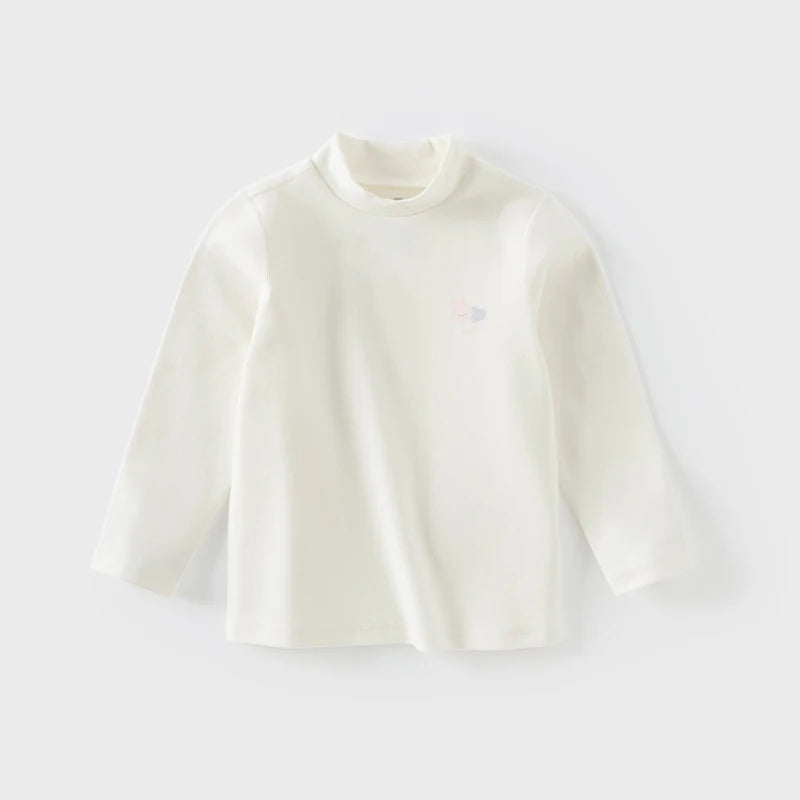Boys & Girls Warm Turtleneck Cotton Tee