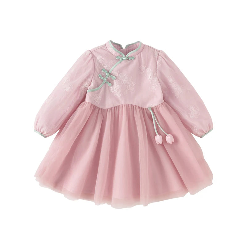 Baby Girl Mesh Princess Dress – Classy Spring Style