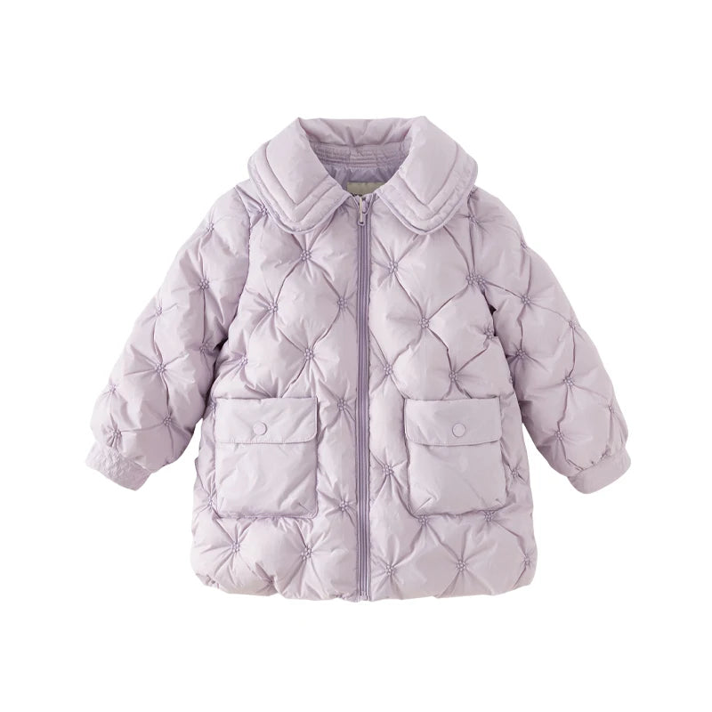 Girls Long Down Coat – Fashion Warm Outerwear