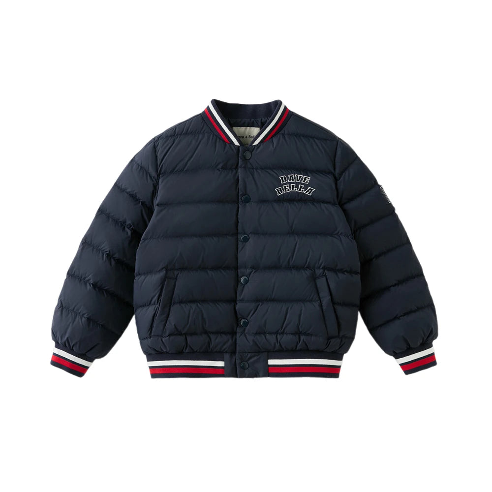 Kids Down Parka – Waterproof Baseball Style