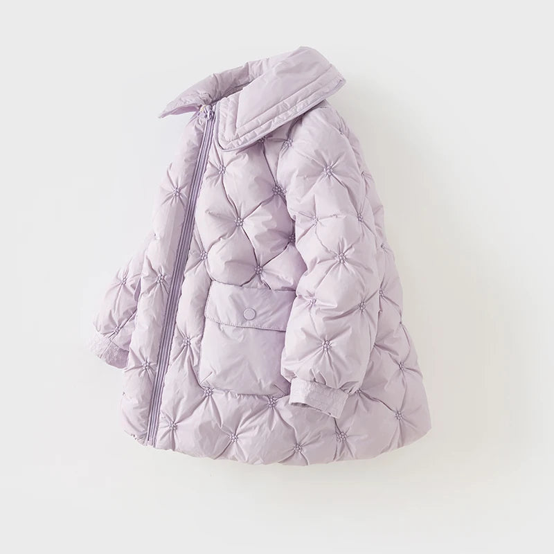 Girls Long Down Coat – Fashion Warm Outerwear