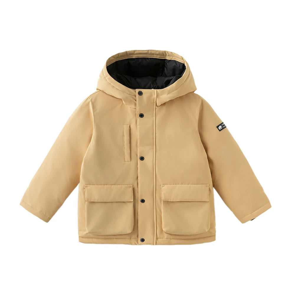 Boys & Girls Down Parka – Waterproof Hooded Warm Coat