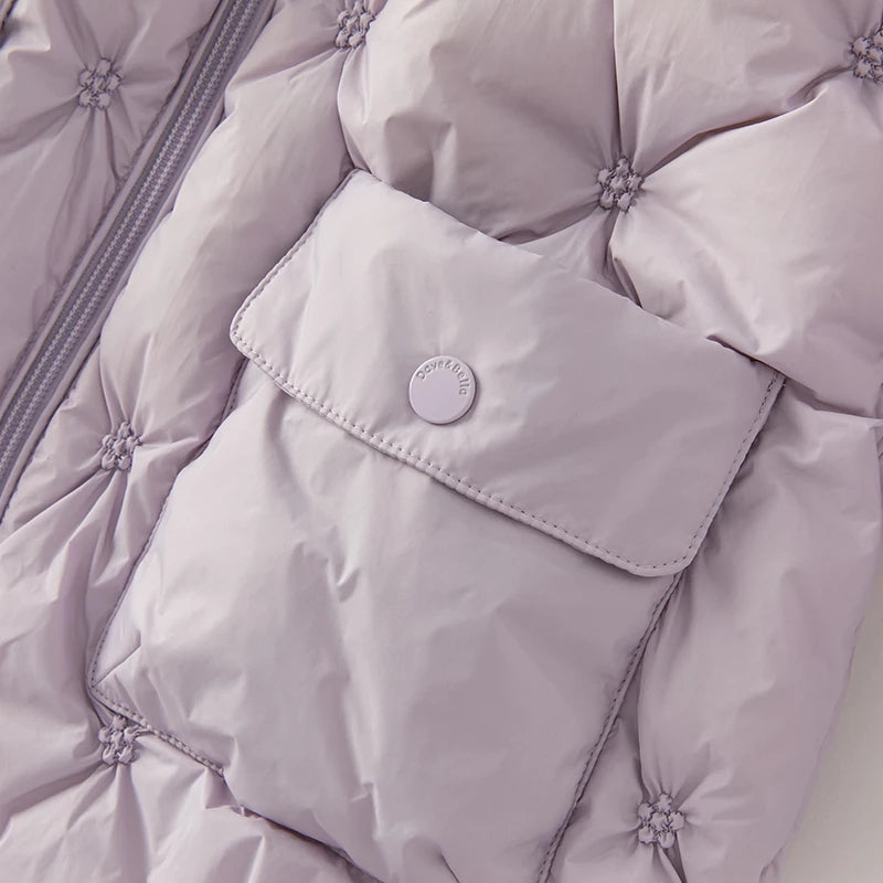 Girls Long Down Coat – Fashion Warm Outerwear