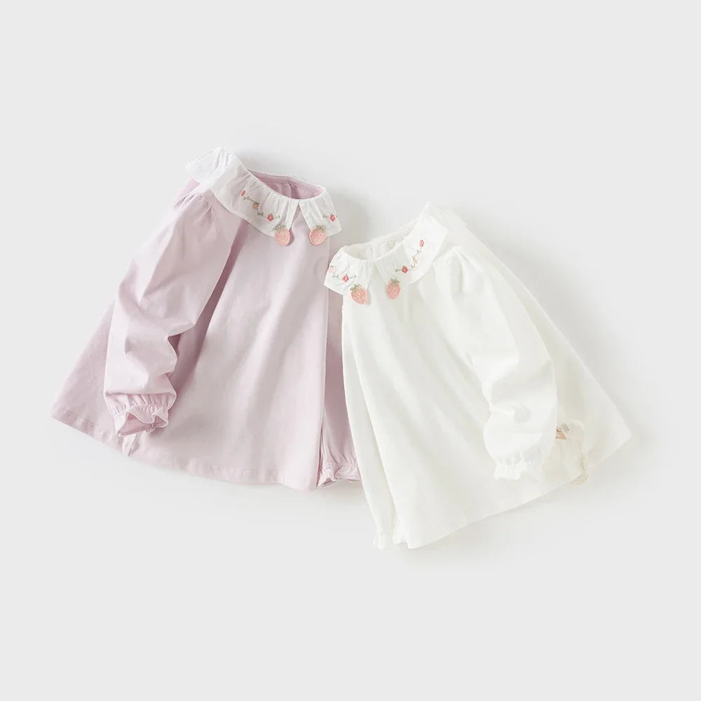 Girl Cotton Long Sleeve T-Shirt