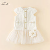 Girl Party Dress with Matching Bag – Mesh Sleeveless