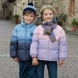 Boys & Girls Waterproof Down Jacket – Thick Hooded Coat