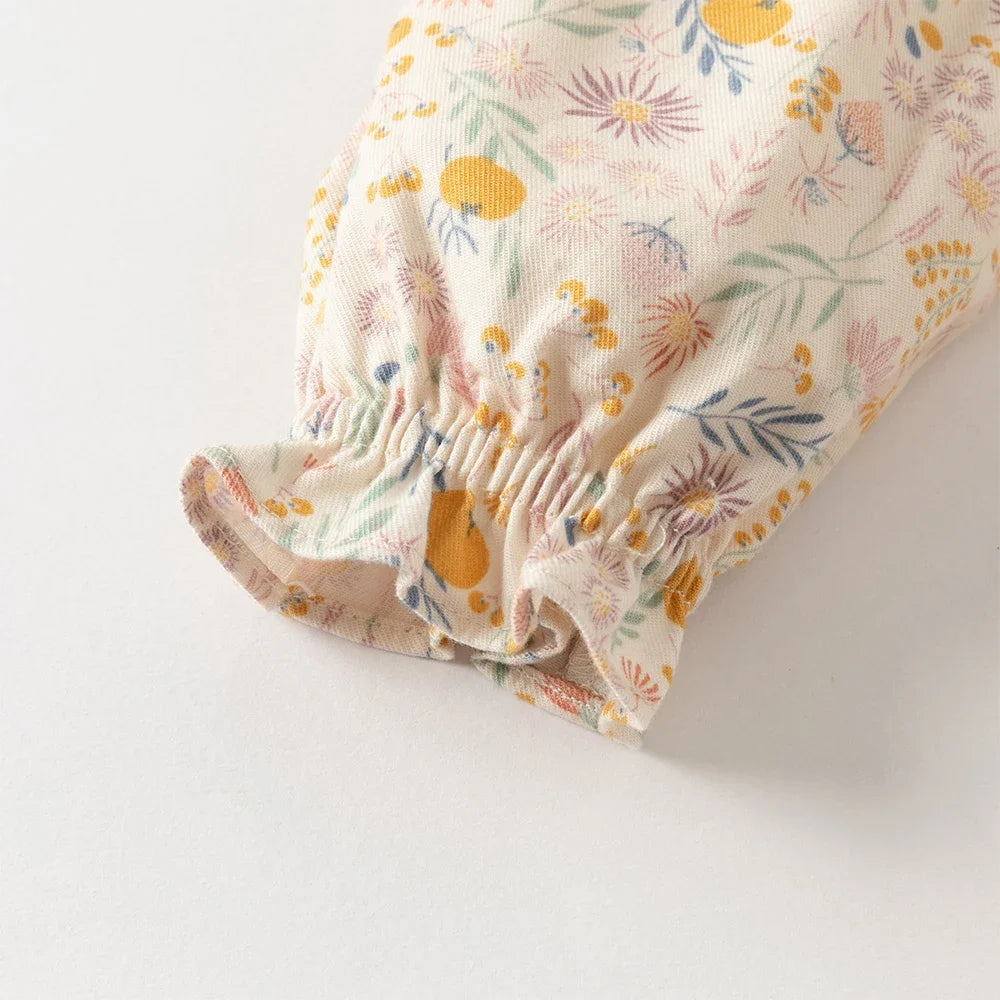 Baby Girl Floral Print Dress – Sweet Autumn Style