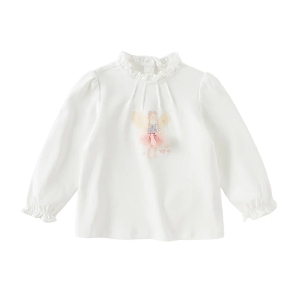 Girl Cotton Long Sleeve T-Shirt – Cartoon