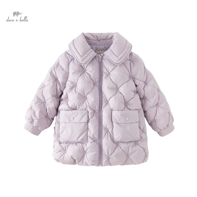 Girls Long Down Coat – Fashion Warm Outerwear