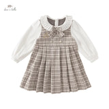 Girl Plaid Dress – Casual Autumn Princess Look