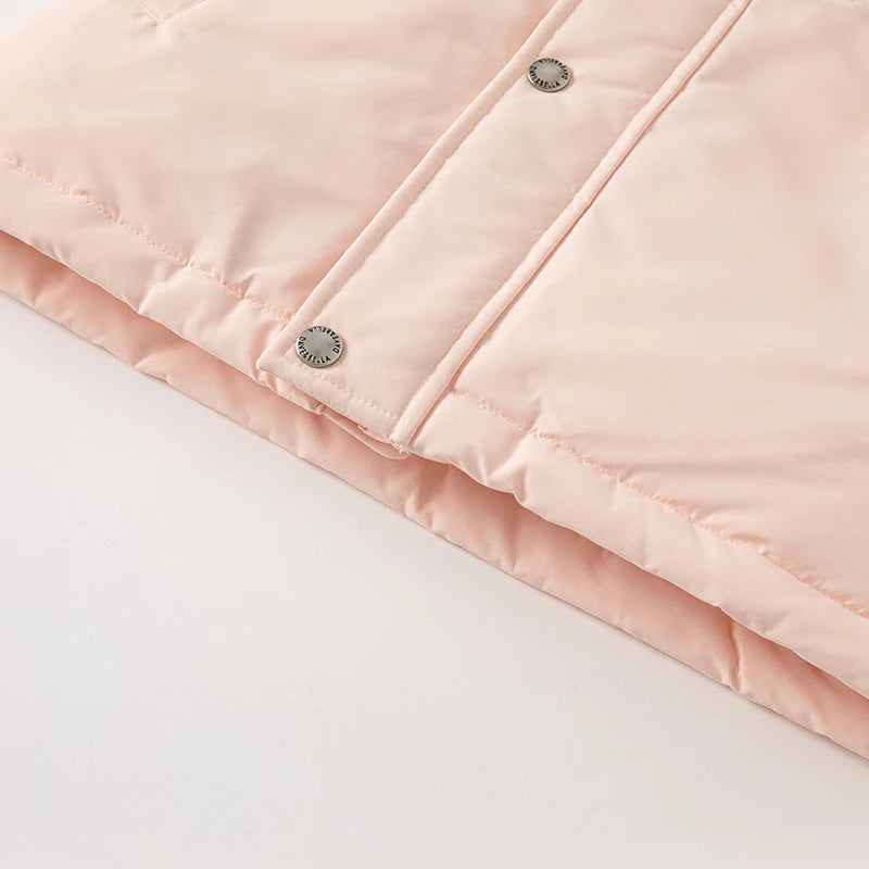 Girls Hooded Down Parka – Warm Waterproof Coat