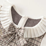 Girl Plaid Dress – Casual Autumn Princess Look