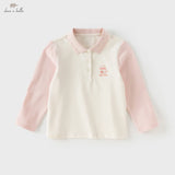 Baby Girl Polo T-Shirt – Cartoon Design