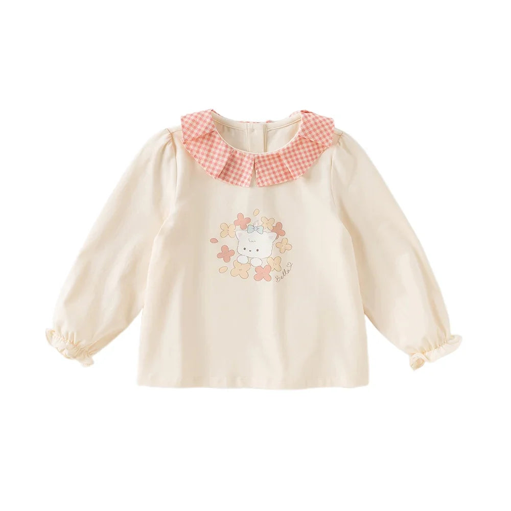 Baby Girl Cotton Long Sleeve Tee