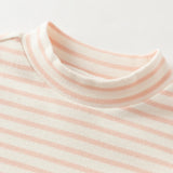 Girl Striped Cotton Long Sleeve Tee