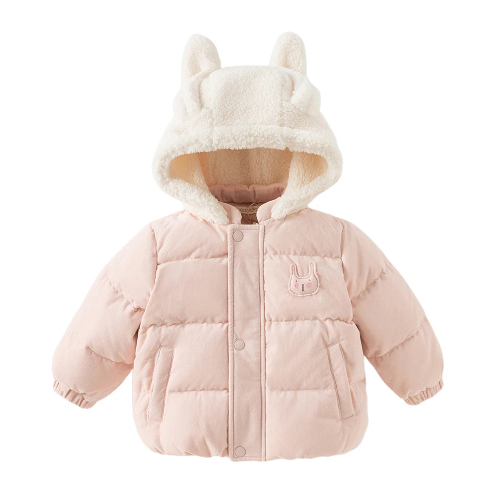 Boys & Girls Duck Down Jacket – Plush Outerwear