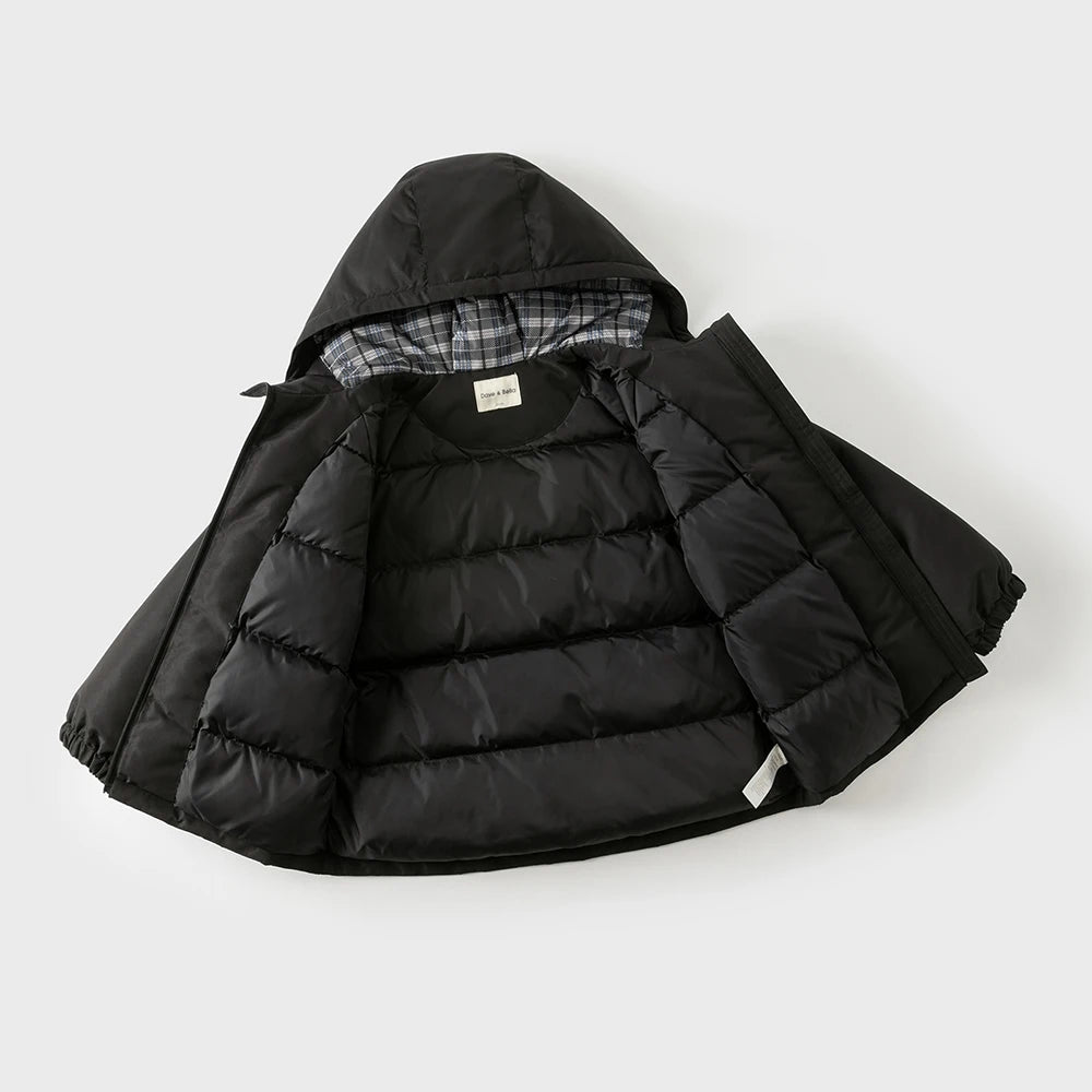 Boys & Girls Down Parka – Hooded Waterproof Coat