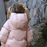 Girls Hooded Down Coat – Long Sleeve Warm Outerwear