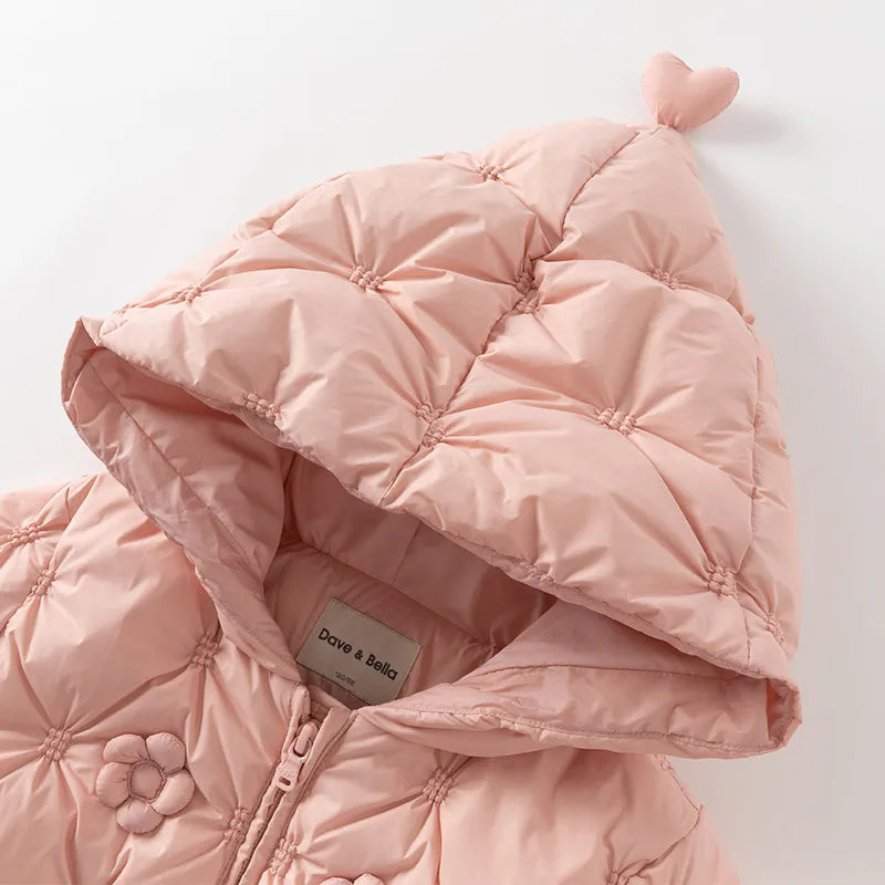 Girls Thick Down Parka – Waterproof Outdoor Jacket