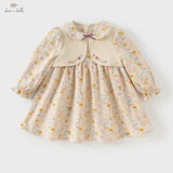 Baby Girl Floral Print Dress – Sweet Autumn Style